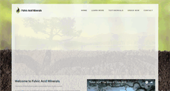 Desktop Screenshot of fulvicacidminerals.com